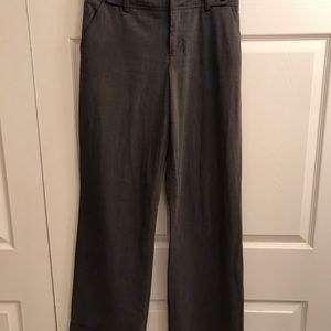 Wide leg gray slacks